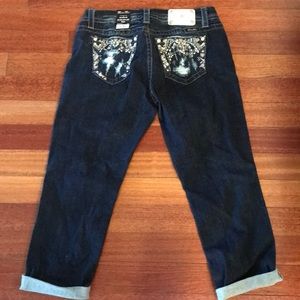 Miss Me Mid Rise Curvy Crop size W30 New with tags